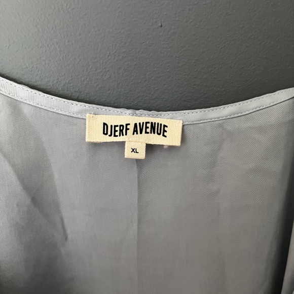 Djerf Avenue Tie Tank Top Baby Blue - Picture 5 of 5